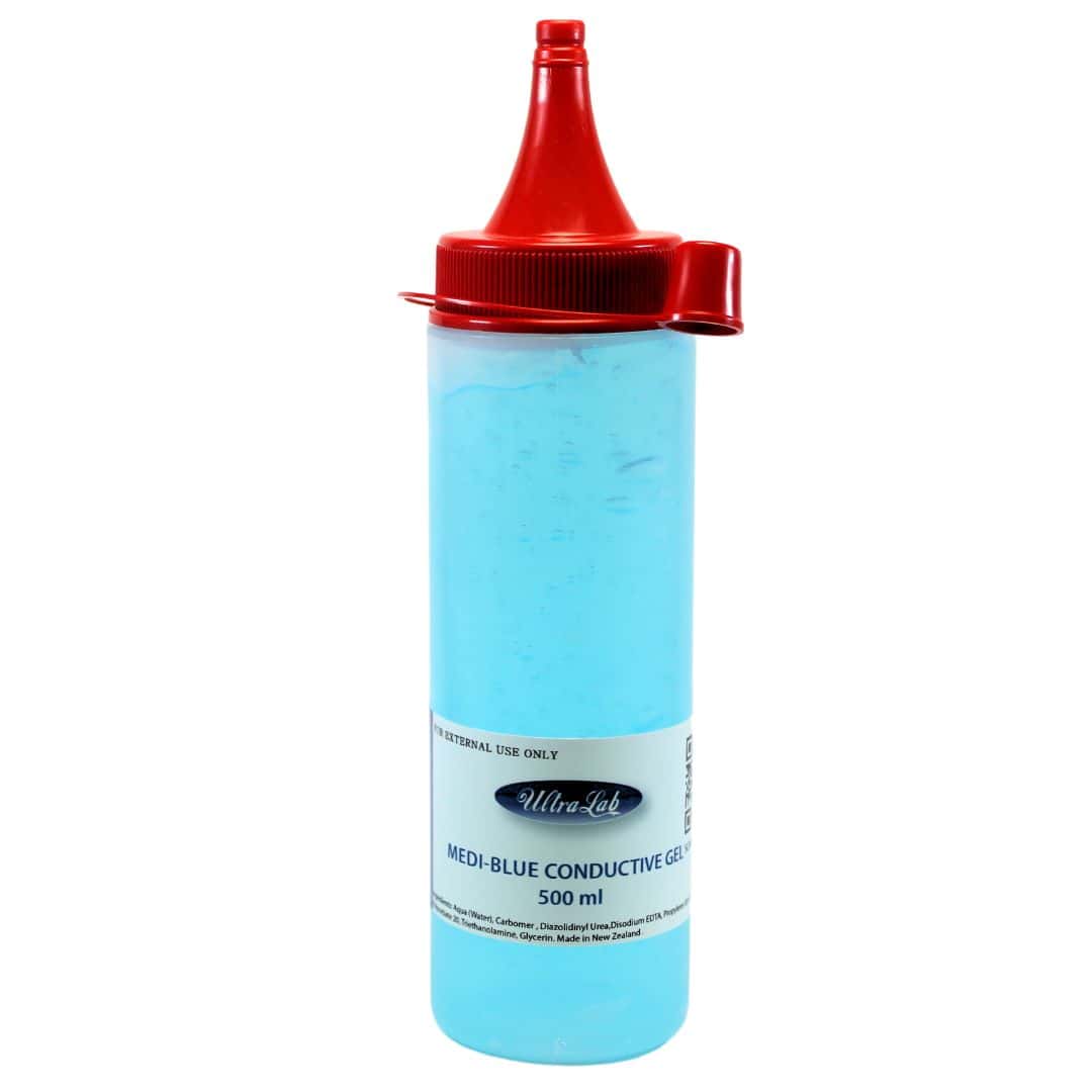 Conductive Gel Blue Tint 250ml Blue tinted conductive gel nz